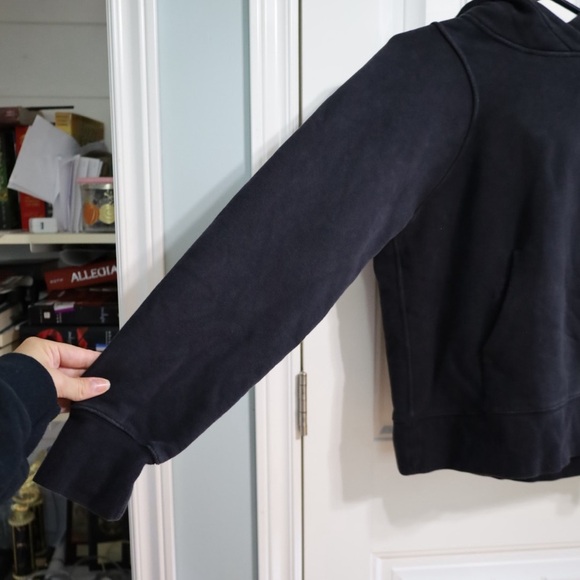 Lululemon Loungeful Hoodie Black Womens Size 4 - Picture 3 of 9